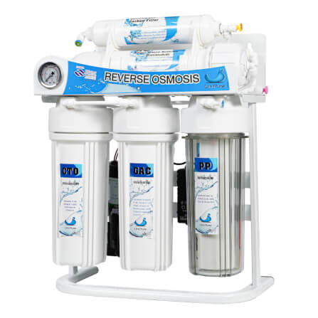 เครื่องกรองน้ำดื่ม RO 5 ขั้นตอน UNI PURE รุ่น UN-RO150G (ระบบ REVERSE OSMOSIS ( RO ) กำลังผลิต 150GPD) มีขาตั้ง_2